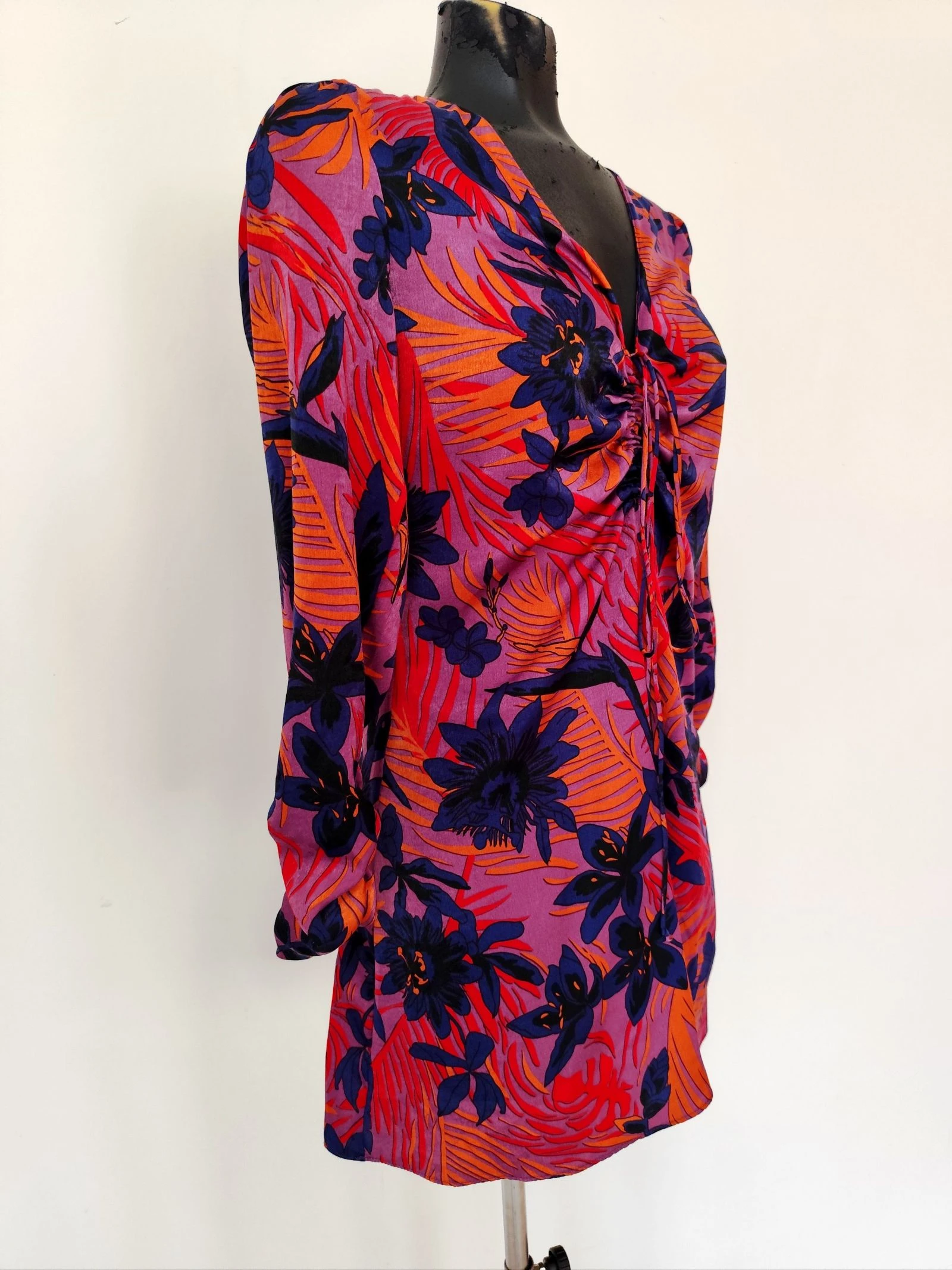 Korte Jurk met Bloemenpatroon - Zara (XS) – photo 2